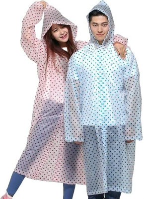 Fashionon Solid Unisex Raincoat