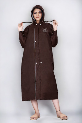 click n buy Solid Women Raincoat