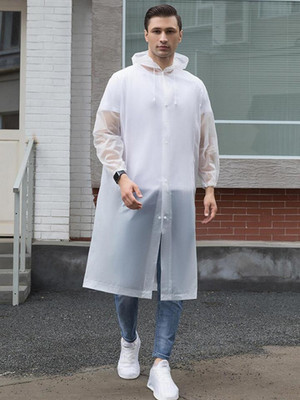 INFISPACE Solid Men Raincoat