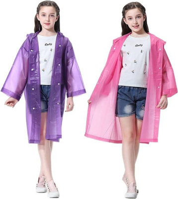 Kolva Solid Boys & Girls Raincoat