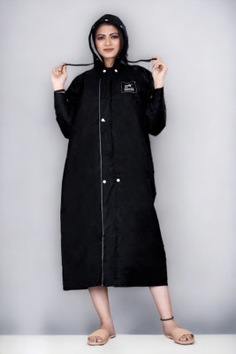 click n buy Solid Women Raincoat