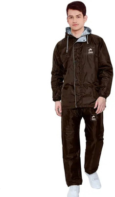 VJ Enterprise Solid Men Rain Suit