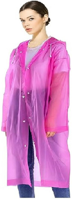 Fashionon Solid Unisex Raincoat