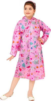 Reoutlook Animal Print Boys & Girls Raincoat