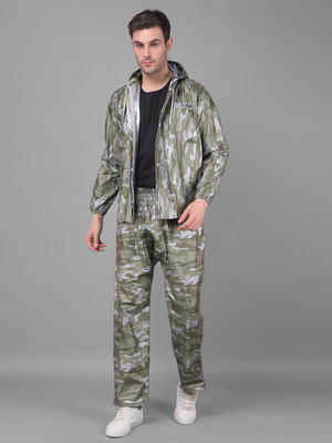 Dollar Self Design Men Raincoat