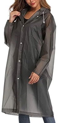 INFISPACE Solid Men & Women Raincoat