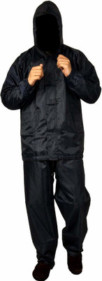 Clickplick Solid Men Raincoat