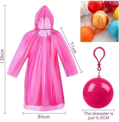 Whizfix Solid Unisex Raincoat