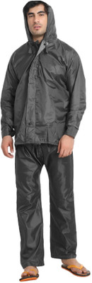 ZACHARIAS Solid Men Raincoat