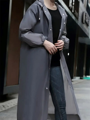 INFISPACE Solid Men & Women Rain Poncho