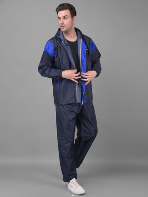 Dollar Colorblock Men Raincoat