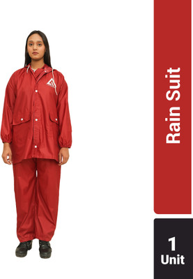 Adrenex Solid Women Raincoat