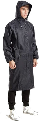 FRANKOPOLIS Solid Men Raincoat