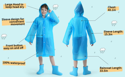 INFISPACE Solid Boys Raincoat