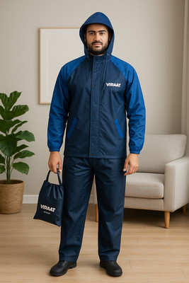 SDNR Self Design, Solid Men Raincoat