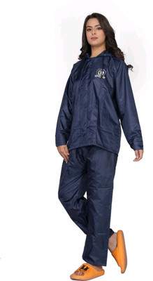 TRUST OUS Solid Women Rain Suit