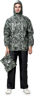 HighLands Graphic Print Men Raincoat