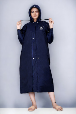 click n buy Solid Women Raincoat
