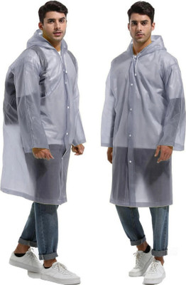 Robustt Solid Men Raincoat