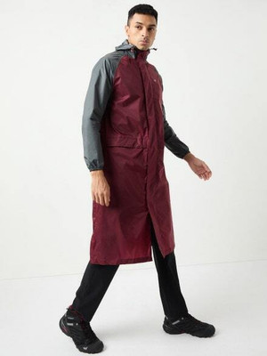 Wildcraft Rain CoatClr Blk Solid Men Raincoat