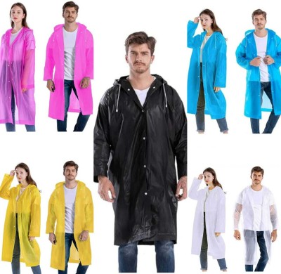 Poal Solid Unisex Raincoat