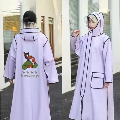 Widerange Graphic Print Unisex Raincoat