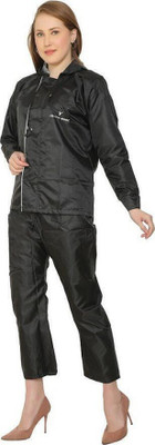 YOUTH ROBE Solid Women Raincoat