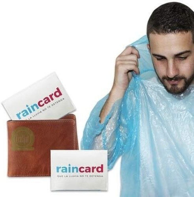rutvik Solid Men & Women Rain Card
