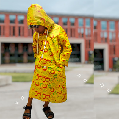 D8211K Graphic Print Boys & Girls Raincoat