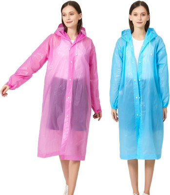 INFISPACE Solid Men & Women Raincoat