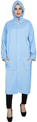 Kolva Solid Women Raincoat