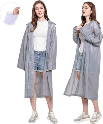 INFISPACE Solid Men & Women Raincoat