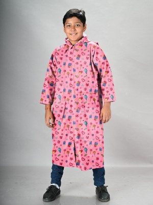 Lux Venus Geometric Print Boys Raincoat