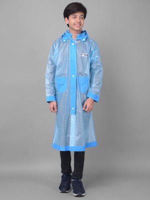 Dollar Dollar Rainguard Kid's PVC Full Sleeve Solid Raincoat Polka Print Boys & Girls Raincoat