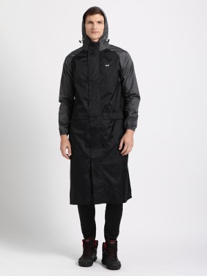 Wildcraft Rain CoatClr Blk Solid Men Raincoat