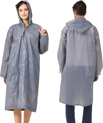 INFISPACE Solid Men & Women Raincoat