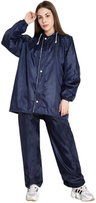YOUTH ROBE Solid Women Raincoat