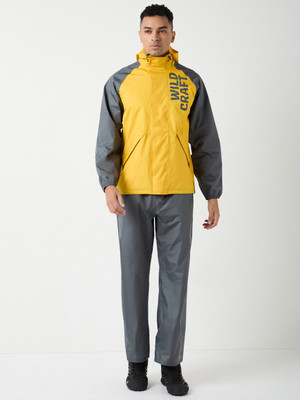 Wildcraft Rain Cheater Suit Colorblock Men Raincoat Lowest Price in Online India Reviews Features Specification Cheapest Cost Buy in INR Online