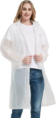 INFISPACE Solid Men & Women Raincoat