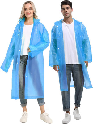 INFISPACE Solid Men & Women Raincoat