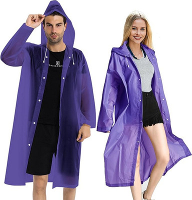 INFISPACE Solid Men & Women Rain Poncho