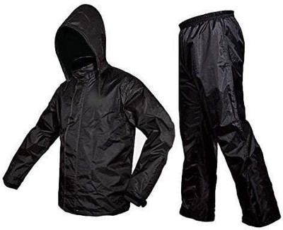 Crystal zone Solid Men Rain Suit