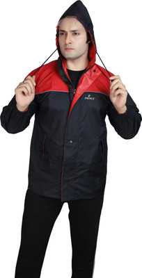 NOBLEUX Colorblock, Solid Men Raincoat