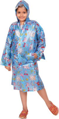 KETKAR Graphic Print Boys & Girls Raincoat