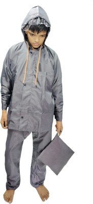 D8211K Solid Boys & Girls Raincoat