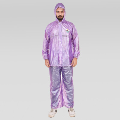 Nylon Solid Men Rain Suit