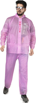 new eraa Solid Men Raincoat