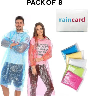 Mobizen Solid Men & Women Raincoat