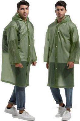 Robustt Solid Men Raincoat