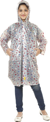 Viva Rainwear Floral Print Boys & Girls Raincoat